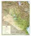 Irakkarte von 1999 / map of Iraq from 1999